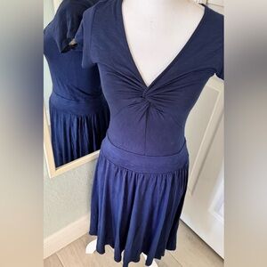 Anthropologie Dolan Navy Blue T-Shirt Dress Sz S